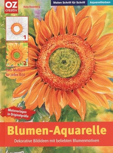 Blumen-Aquarelle: Dekorative Bildideen mit beliebten Blumenmotiven
