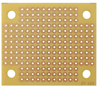 Minilötplatine, 45x39mm, Lochraster CU, 5er Pack