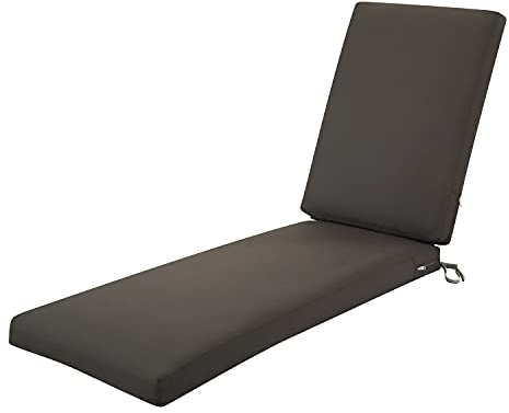 CLASSIC ACCESSORIES 62-001-ESPRES-EC Ravenna Chaiselonge-Kissen, 183 x 53 x 7 cm, Espresso, Outdoor-Sitzkissen