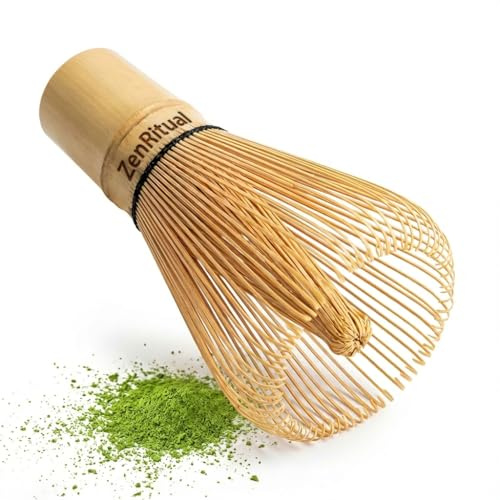 ARTDOU Handmade Bamboo Matcha Whisk (Chasen), Bamboo Blender, Matcha Latte