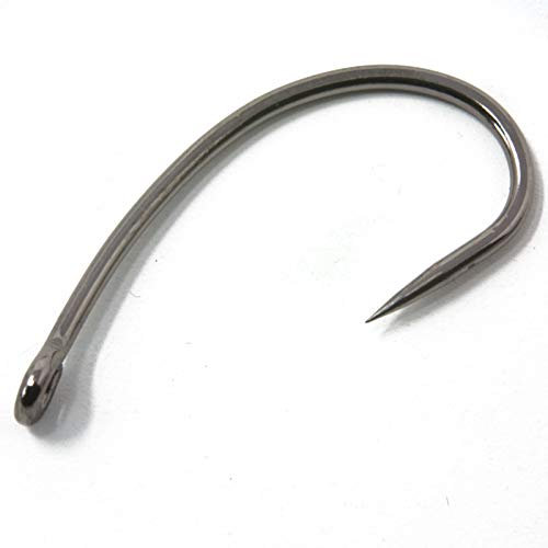 Phoxinus Curve Shank Carp Hooks, 25 Pack, Barbless, Size 12. Fishing hooks ideal for hair rigs etc. Tackle, equipment, accessories