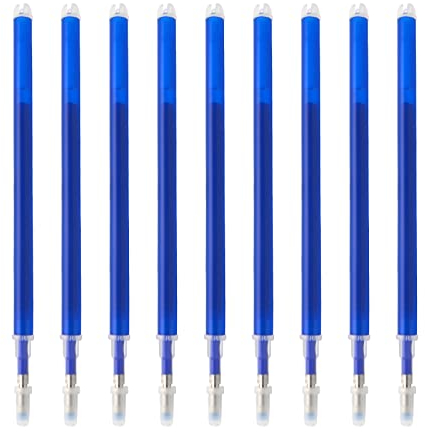 Powertool Ersatzminen für radierbare Stifte, radierbare Tinte, 0,7 mm, Blau, 9 Stück