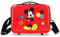 Disney Mickey Enjoy the Day Trousse de toilette adaptable Rouge 66x48x26 cms ABS