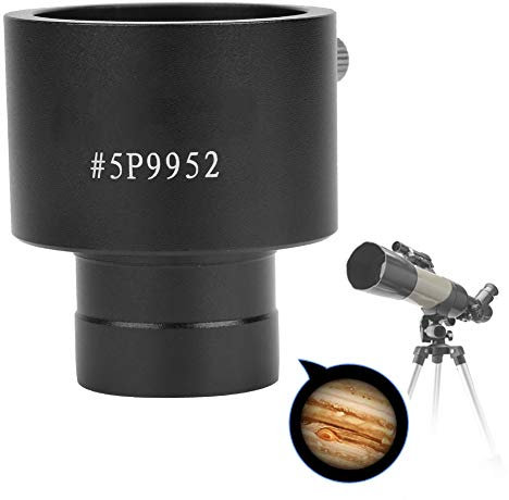 Adattatore per Oculare Telescopico Astronomico - Adattatore da 0,965 Pollici a Adattatore da 1,25 Pollici - Anello Adattatore a T da 1,25 Pollici in Lega di Alluminio