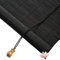 Natür Bambus Rollo Bambusrollo,Büro Seitenzug Fensterrollo,Holz Jalousine,Retro Raffrollo Faltrollo,lichtdurchlässig und verdunkelnd Wandmontage Sichtschutz,60% Blackout,Schwarz (W120xH200cm/47x79in)