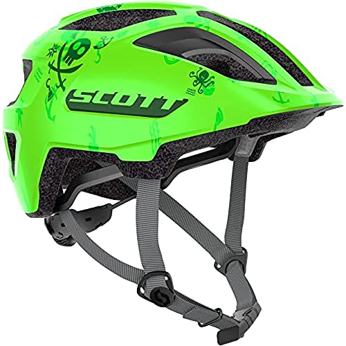 SCOTT Uni – Erwachsene 275232-5407-222 Helm, Fluo Green, Einheitsgröße