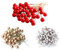 Bayas Artificiales Navidad Sownaha 300 Piezas Navidad Acebo Bayas Guirnalda Navidad para Decoración de Árbol de Navidad Guirnalda de Manualidades Decoración de la Fiesta de Navidad Rojo