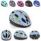 Byox Kinder Schutzhelm Y03 Größe S 48-54 cm einstellbar LED-Beleuchtung 8 Löcher, Farbe:hellblau