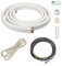 3 metri Tubo in rame per climatizzatore 1/4 & 3/8 Pezzo di Climatizzazione Split con Bobina Isolante Cavo HVAC Canalizzazioni Costumi o Complet