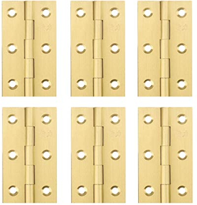 BESPORTBLE 6st Kistenband Scharnier Kugelscharnier Lagerscharnier Flache Türscharniere Flache Kolbenscharniere Stumme Türscharniere Scharniere Für Türen Tür Kupfer Spiral- Kleines Scharnier