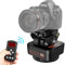 OlyCelotti Pan Tilt Camera Mount, Motorized Tripod Head with Remote Control and Mobile Phone Clip for DSLR Cameras, Camcorders, Smartphones, Tripod (Limited Weight Under 2.2lb)