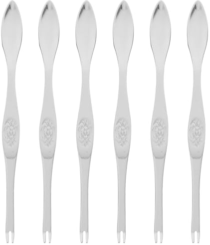 DOITOOL 6PCS Simplement fourchettes alimentaires en fer pour fruits de mer de crabe pour fruits de mer simplement articles ménagers