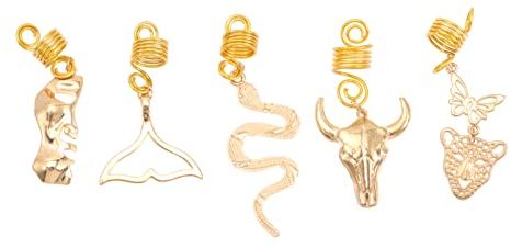 LALAFINA 5stücke Spiral-dreadlock-ringe Aus Haarspange Zum Einklemmen Für Zöpfe Und Dreadlocks Einfach Anzuwenden Und Abzunehmen