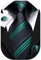Hi-Tie Herren Krawatte Schwarz Paisley/Plaid/Streifen/Einfarbig Krawatten Set Einstecktuch Manschettenknöpfe Business Formal Hochzeit Meeting Geschenkbox,Schwarzer Grüner Streifen