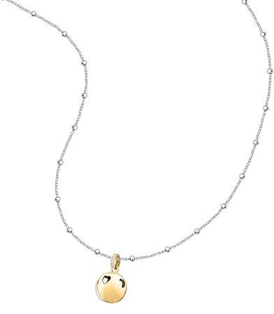 Morellato Damen-Halskette Talisman aus Stahl, Messing, IP Gold – SAQE43, Legierter Stahl, Kristall