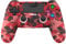 DRAGON SHOCK DragonShock - MIZAR BT - Controlador inalámbrico para PS4, PC y dispositivos móviles (Rojo camuflaje)