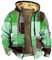 KONG JIMFAN Übergangsjacke Herren Field Jacket Herren Herrenjacke Übergangsjacke College Jacke Herren Reflektierende Jacke Dünne Jacke Herren Leder Jacke Lässige Jacken Holzfäller Jacke(Multicolor,M)