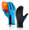 Sanctiond Freezer Thermo Handschuhe, Freezer Thermo Handschuhe, mit wasserabweisender Beschichtung und Touchscreen-Funktion (Blue, M)