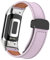 LXURY Magnetisch Lederarmband für Fitbit Charge 3/ Charge 4 Armband, Elegante Leder Armbänder für Herren Damen Verstellbarer Ersatzarmband Kompatibel mit Fitbit Charge 3/ Charge 4 Uhrenarmband (Lila)