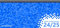 KiTa - Tischkalender 2024/25: XXL-Tischkalender, Bunt-Kalender Pixel blau 14,5 x 32,5 cm