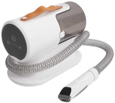 Generic Hundepflege-Staubsauger-Set, Professioneller Leiser Hundehaar-Staubsauger für zu Hause Zum Entfernen Loser Haare (EU-Stecker 220 V 50 Hz)
