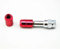 WTIXCRQ Radbolzen Radschraube Auto-Radmuttern Radschrauben-Sets Schrauben Legierung Rot M12 X 1,5 Mm, Unterlegscheibe, Feststellradmuttern, 20 Stück