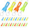 flintronic 28 Mini Llavero de Linterna, Llaveros de Cohete para Nniños, Llavero de Linterna para Mochila Colgante, Llavero para Fiesta Temática Espacial, Cumpleaños, Año Nuevo, Regalos, 4 Colores
