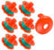 uzoyfoda Bobine de Fil pour débroussailleuse Gardena 5367-20, 4,2 m x 2 mm pour débroussailleuse Gardena Turbo SmallCut 2402 2404 avec Couvercle de Bobine 05329-20 (6 bobines + 1 Couvercle)