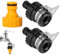 2Pcs Kitchen Mixer Tap Hose Connector, Universal Hose Pipe Tap Connector for Kitchen Sink, Tap to Hose Connector UK, Fitting for Faucet & Washing Machine -1