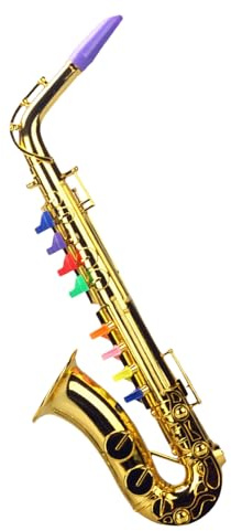 Kids Musical Saxophon - Plastik -Soundspielzeug, Bildungswindinstrument | Leichtes Übungshorn Mit Hellen Knöpfen, Kreatives Spielwerkzeug, Geeigneter Kindergarten -Kindergarten -Musikkenntnisentwicklu