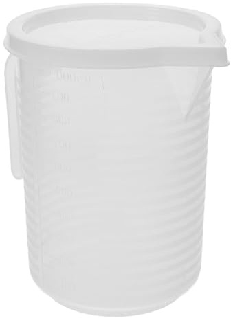 OSALADI Pichet Doseur en Plastique 1 Litre Poignée Ergonomique et Échelle Graduée pour Mesure Précise Cuisine Réutilisable