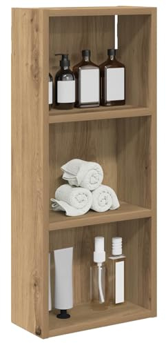 vidaXL Badezimmer-Wandschrank Kunsthandwerk Eiche 30 x 14 x 70 cm