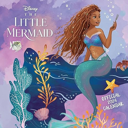 Disney Little Mermaid – Arielle – Die kleine Meerjungfrau 2024 – Wandkalender: Original Danilo-Kalender [Mehrsprachig] [Kalender] (Wall-Kalender)