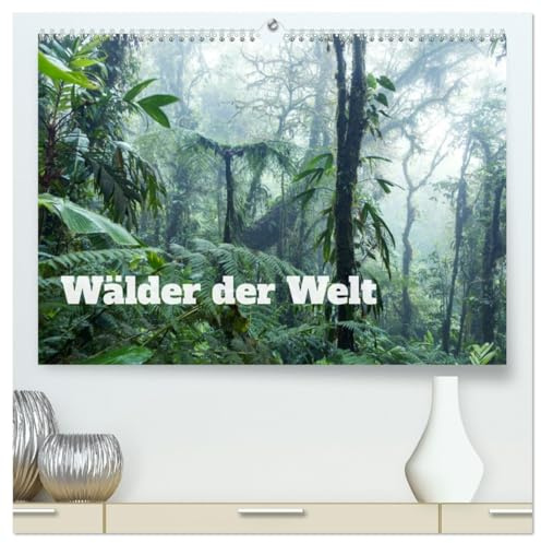 Wälder der Welt (hochwertiger Premium Wandkalender 2026 DIN A2 quer), Kunstdruck in Hochglanz