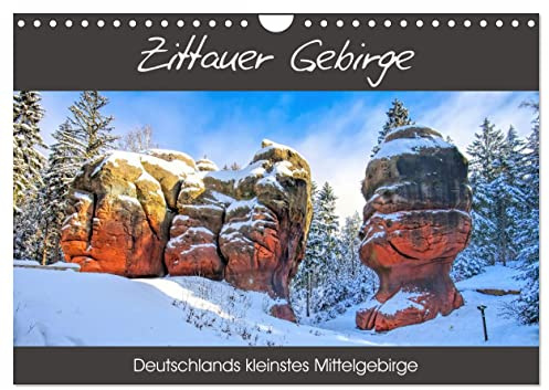 Zittauer Gebirge - Deutschlands kleinstes Mittelgebirge (Wandkalender 2026 DIN A4 quer), CALVENDO Monatskalender: Fotografien im Lauf der Jahreszeiten aus der Oberlausitz (CALVENDO Orte)