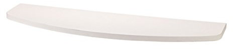 King Home M1106004 Mensola Stondata in Truciolare Nobilitato Bordato su 3 Lati, Bianco
