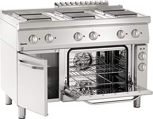 Bartscher Elektroherd 700 mit Elektrobackofen und Unterschrank Gastronomiebedarf