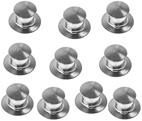 10x Pin Keeper Sicherung Pin Lock Feder Klick Kutte Weste Trucker Nadel