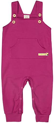 loud + proud Unisex Baby aus Bio Baumwolle, Gots Zertifiziert Latzhose, beere, 98-104 EU