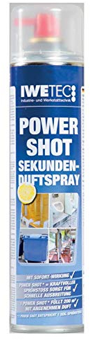 Iwetec Power Shot Lufterfrischer 600 ml 4 versch. Gerüche (Zitrone)