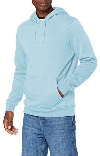 Build Your Brand Men BY011-Heavy Hoody Heavy Hoody, Ocean Blue, 5XL