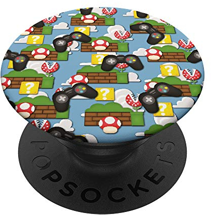 PopSockets Video Game Accessories Vintage Gamer Super - PopSockets Ausziehbarer Sockel und Griff für Smartphones und Tablets