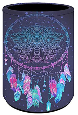 Kuiaobaty Pot à crayons avec imprimé attrape-rêves pour femme - Étanche - Organiseur de bureau