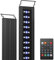 NICREW C10 24/7 LED Acuario 28-42 cm, Luz Acuario con Espectro Completo y Temporizador, Pantalla Led Acuario con Brillo Ajustable, 9 W