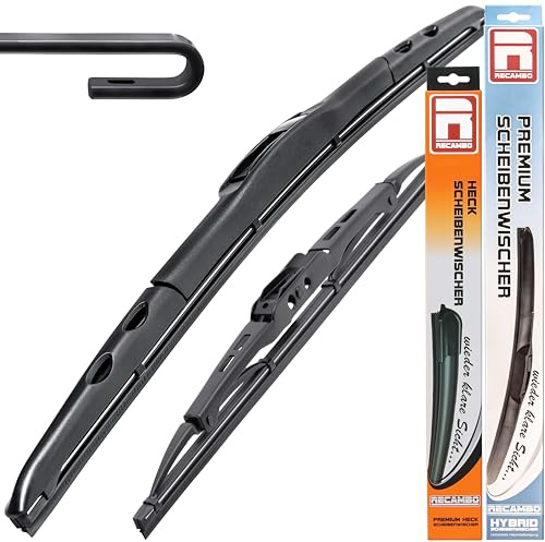 HYBRID Scheibenwischer FLEX AERO kompatibel für Mercedes E-Klasse T-Modell S124 1984-1997 - 450mm / 600mm - Premium Qualität Wischerblätter Set - RECAMBO