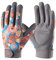 COOLJOB Gardening Gloves for Women, Thorn Resistant Garden, Ladies Gardening Gloves with Adjustable Wrist Straps, Synthetic Leather Gauntlets for Pruning, Orange (1 Pair, M)