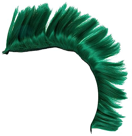 Homoyoyo Helm Perücke Irokesen-perücke-kostüm Helm Mohawk Skihelmperücke Helm Falken Party-haarteil-dekoration Motorradhelme Fahrradhelm Aufkleben Abschlussball Hochtemperaturdraht Kleidung