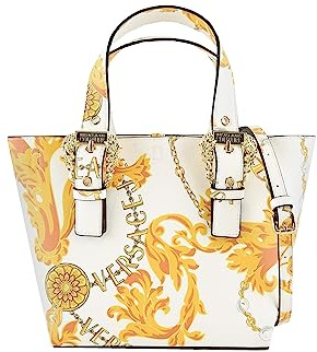Versace Jeans Couture Mini Shopper Chain Print 75VA4BFA ZS807 G03 White, mehrfarbig, 31.5 x 20.7 x 10 cm/Base 21.5 cm