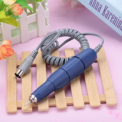 2 . 35mm Electric Nail Polisher Handpiece Manicure Machine Pen Nail Drill Handle for Salon(Blue)