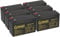 KuLo Batterie de rechange pour AdPos Micro-S 3300 Pro 12 V 7,2 Ah